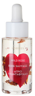 Korres Wild Rose Face Oil Gesichtsöl mit Rosenblättern und Rosenöl |  glamot.de